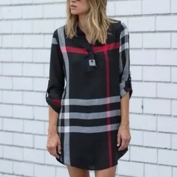 Amaryllis Dresses & Skirts - NEW Amaryllis Reflection Size XL Plaid Dress